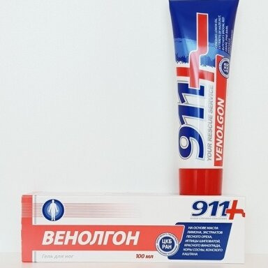 911 Gelis kojoms Venolgon 100ml