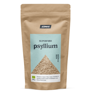 ICONFIT ekologiški balkšvojo gysločio sėklų luobelių milteliai (150g) ICONFIT ekologiški balkšvojo gysločio sėklų luobelių milteliai (150g)