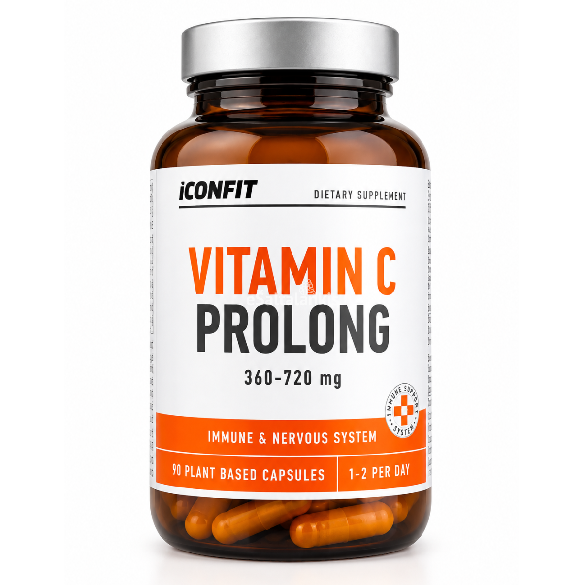 Maisto papildas ICONFIT Vitaminas C Prolong (90 kapsulių)