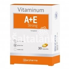 Maisto papildas A, E vitaminai strong 30 kap. "Starpharma"