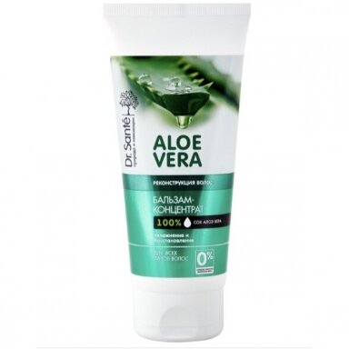 ALOE VERA Plaukų balzamas-koncentratas REKONSTRUKCIJA 200 ml. "DR.SANTE"
