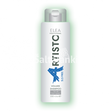 Apimties suteikiantis plaukų šampūnas be sulfatų Elea Professional Artisto Balance&Control 200 ml.