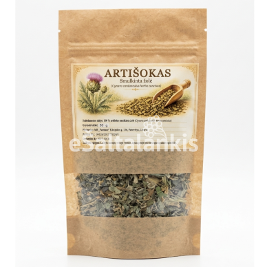 Artišokų lapų žolelių arbata, 30 g. Artišokų lapų žolelių arbata, 30 g.