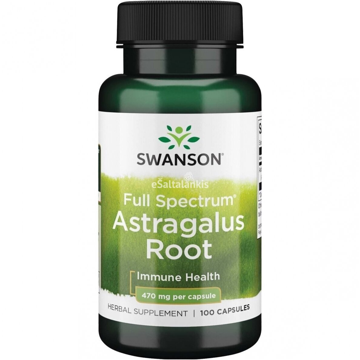 Maisto papildas ASTRAGALUS ( KULKŠNĖ ) 100 kap. "SWANSON"