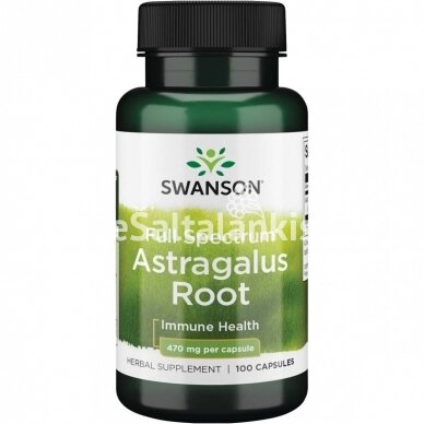 Maisto papildas ASTRAGALUS ( KULKŠNĖ ) 100 kap. "SWANSON" Maisto papildas ASTRAGALUS ( KULKŠNĖ ) 100 kap. "SWANSON"