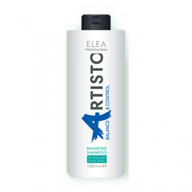 Balansinis šampūnas riebioms šaknims ir sausiems galams, 1000 ml. Elea Professional Artisto Balance&Control Balansinis šampūnas riebioms šaknims ir sausiems galams, 1000 ml. Elea Professional Artisto Balance&Control