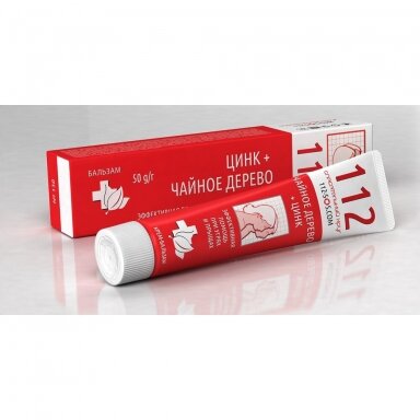 Balzamas "Arbatmedis + cinkas" spuogams 50g. "112"