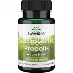 Maisto papildas BIČIŲ PROPOLIS 550 mg. 60 kap. "SWANSON"