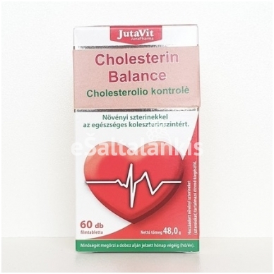 Maisto papildas Cholesterin Balance 60 tab. "JutaVit"