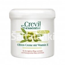 CREVIL Essential Kremas su alyvuogių aliejumi ir vitaminu E, 250 ml.