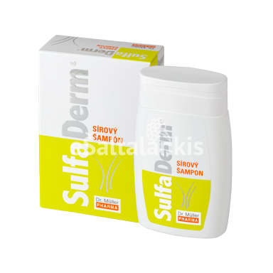 Dr. Muller Šampūnas riebiai galvos odai su siera SulfaDerm® 100 ml.