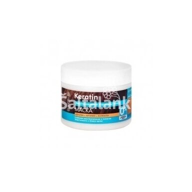 DR. SANTE Atstatomoji plaukų kaukė KERATIN 300 ml. DR. SANTE Atstatomoji plaukų kaukė KERATIN 300 ml.