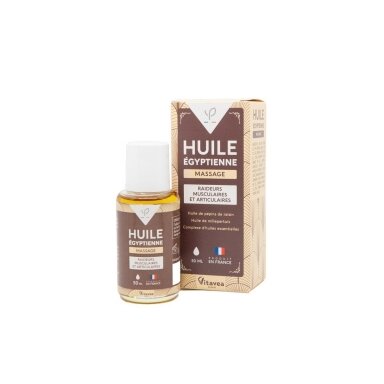Egipto aliejus atpalaiduojančiam raumenų ir sustingusių sąnarių masažui 50 ml.  "YVES PONROY"