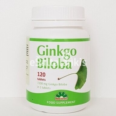 Maisto papildas Ginkgo Biloba 120tab.