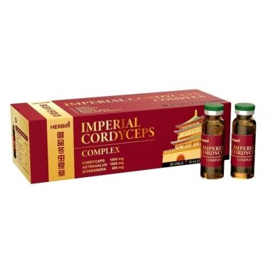Herbin Imperial cordyceps, complex, 30 buteliukų po 10 ml. Herbin Imperial cordyceps, complex, 30 buteliukų po 10 ml.
