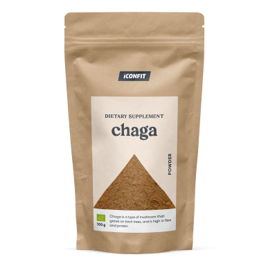 ICONFIT Ekologiški čaga milteliai (100g) ICONFIT Ekologiški čaga milteliai (100g)