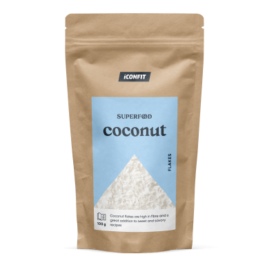 ICONFIT kokosų dribsniai (100 g) ICONFIT kokosų dribsniai (100 g)