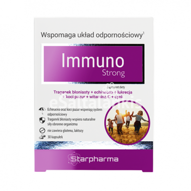Maisto papildas Immuno strong 30 kap. "Starpharma"