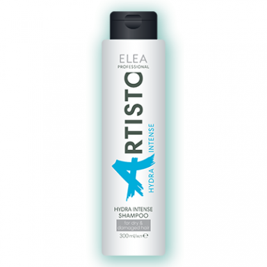 Intensyviai drėkinantis šampūnas sausiems, nusilpusiems plaukams, 300 ml. Elea Professional Artisto Hydra Intense