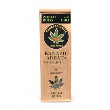 Kanapių arbata „Žiedai“ 20g. Kanapių arbata „Žiedai“ 20g.