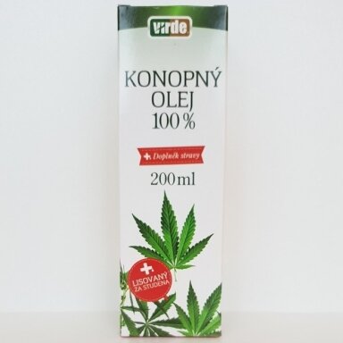 Kanapių sėklų aliejus su vit. E 200ml Kanapių sėklų aliejus su vit. E 200ml