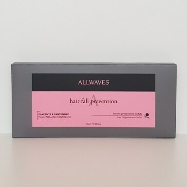 Losjonas nuo plaukų slinkimo su placenta ir pantenoliu 12x10ml.(ampulės) "ALLWAVES"