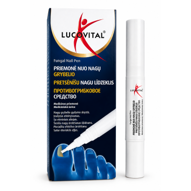 Lucovital pieštukas nagų grybelio gydymui, 4 ml.