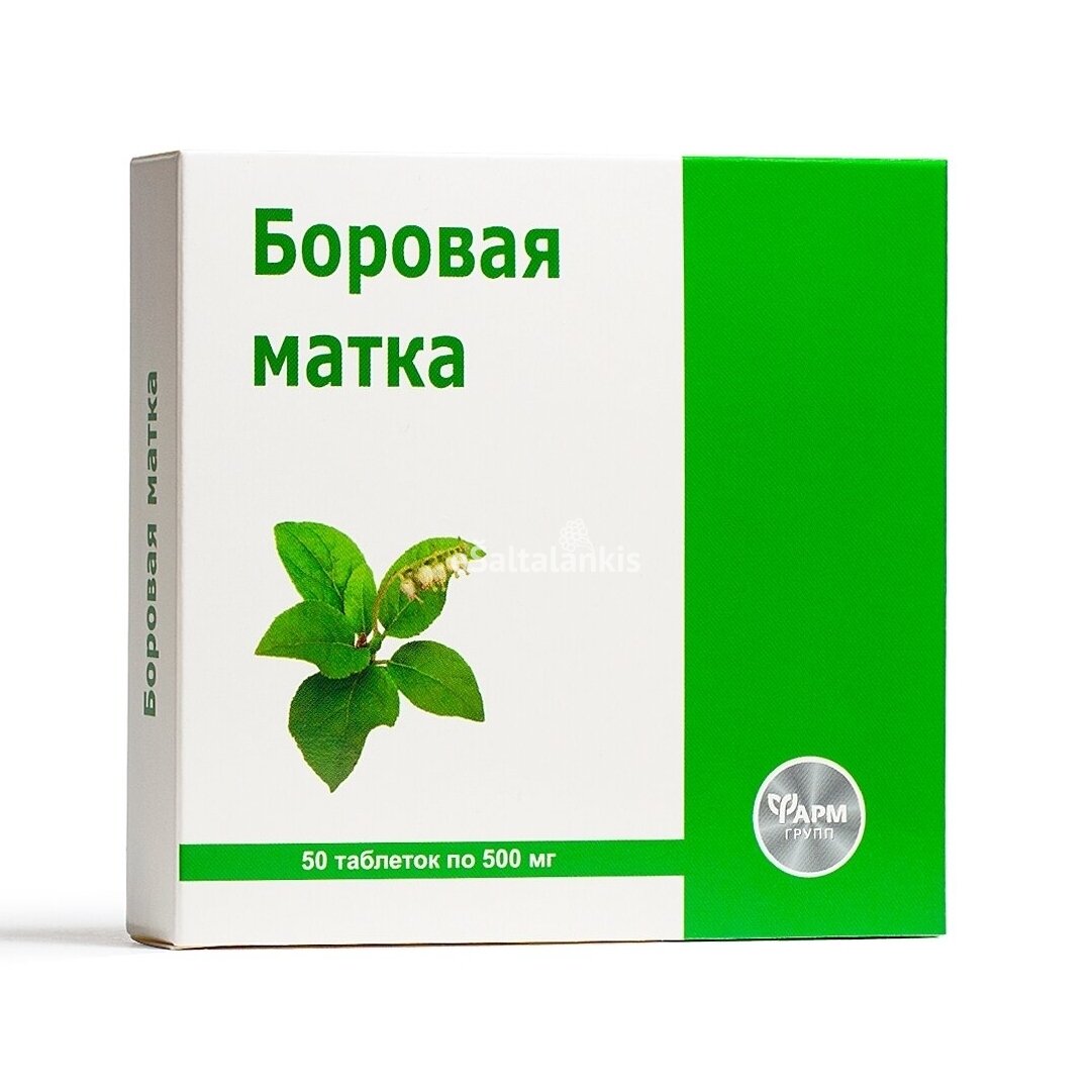 Maisto papildas Borovaja matka - Vienašalė užgina 50 tab. "Farmgrup"