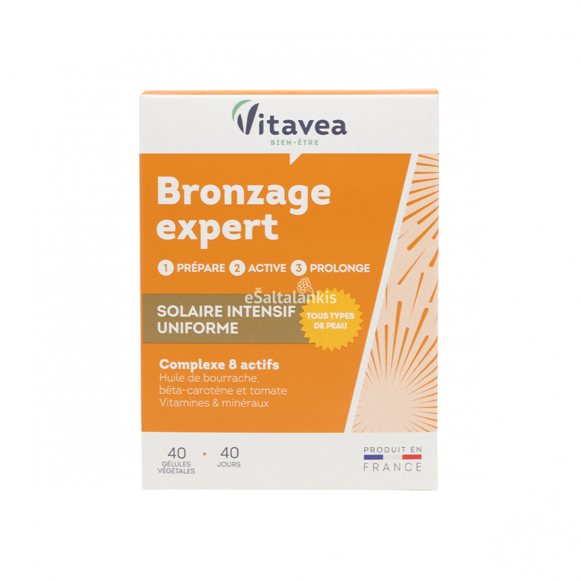 Maisto papildas Įdegio ekspertas Bronzage expert 40 kap. "Vitavea" Maisto papildas Įdegio ekspertas Bronzage expert 40 kap. "Vitavea"
