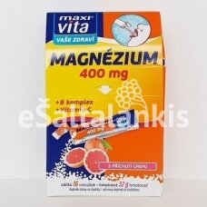 Maisto papildas Magnesium 400 mg.+ B complex + vitamin C 20 pak. "MaxiVita"