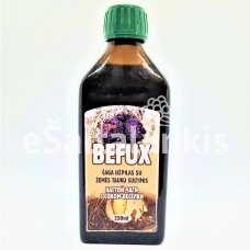 Maisto papildas BEFUX čaga užpilas su žemės taukų sultimis 250 ml.