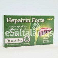 Maisto papildas HEPATRIN Forte Herbin, 30 kap.