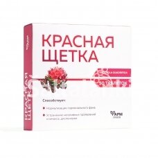 Maisto papildas Krasnaja ščetka / radiolė, 50 tab. po 500 mg.