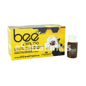 Maisto papildas Bee immuno 10 buteliukų po 10 ml.