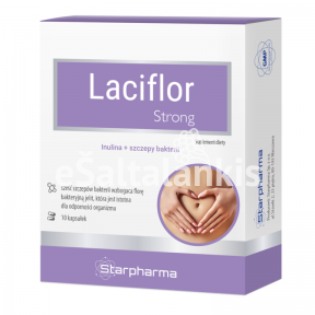 Maisto papildas Laciflor Strong 10 kap. "Starpharma"
