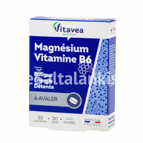 Maisto papildas Vitavea Magnis + vitaminas B6, 30 tab.