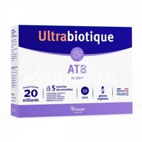 Maisto papildas Vitavea Ultrabiotique ATB PROTECT gyvosios bakterijos, 10 kap.