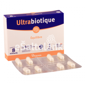 Maisto papildas Vitavea Ultrabiotique Equilibre gyvosios bakterijos vaikams, 16 kap.