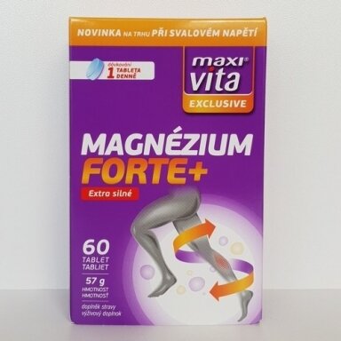 Maisto papildas Magnezium forte+ 60 tab.