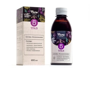 Maisto papildas 5 Žolelių užpilas 250 ml. Maisto papildas 5 Žolelių užpilas 250 ml.