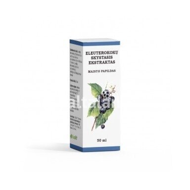Maisto papildas Eleuterokokų skystasis ekstraktas, 50 ml.