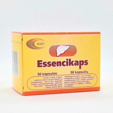 Maisto papildas Essencikaps, 50 kap. Maisto papildas Essencikaps, 50 kap.