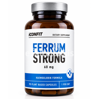 Maisto papildas Ferrum Strong 90 kapsulių