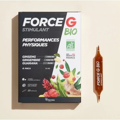 Maisto papildas Force G Stimulant BIO 20 ampulių "Vitavea"