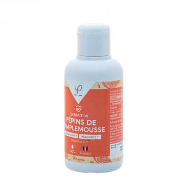 Maisto papildas Greipfrutų sėklų ekstraktas + vitaminas C 100ml.