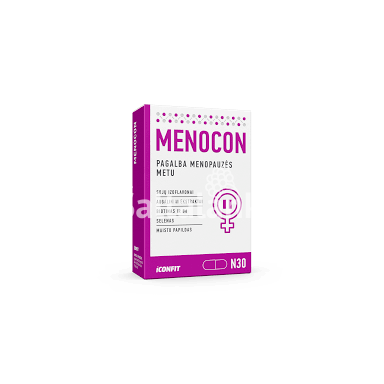 Maisto papildas ICONFIT Menocon (30 kapsulių) Maisto papildas ICONFIT Menocon (30 kapsulių)