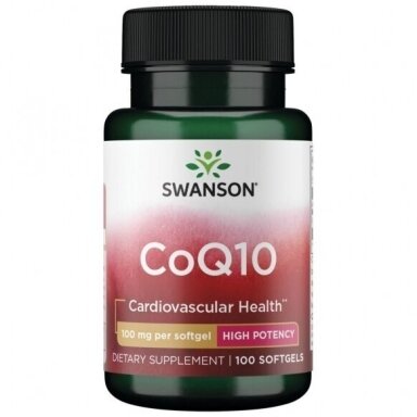Maisto papildas KOFERMENTAS Q10 100 MG 100 KAP. (SWANSON, JAV) Maisto papildas KOFERMENTAS Q10 100 MG 100 KAP. (SWANSON, JAV)