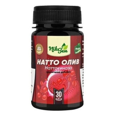Maisto papildas Natto Oliv kraujotakai ir trombų susidarymo rizikai, 30 kap.