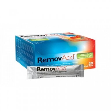 Maisto papildas Remov Acid 20 pakelių po 15 ml.