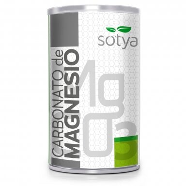 Maisto papildas Sotya Magnio karbonato milteliai 100%, 180 g.